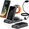 Wireless Charger for Samsung Charging Station with Clock - 3 in 1