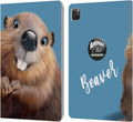 Beaver Faces Leather Wallet Case for iPad by Animal Club International
