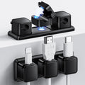 Magnetic Cable Clips 8PACK Cord Organizer - Flexible Desk Tidy