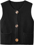 Stylish Crochet Chunky Knit Top for Women with Pockets