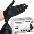 Schneider Black Vinyl Gloves - Latex-Free, 4mil Thickness