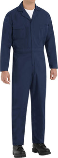 Red Kap Men's Navy Speedsuit Coverall - Breathable Twill Workwear