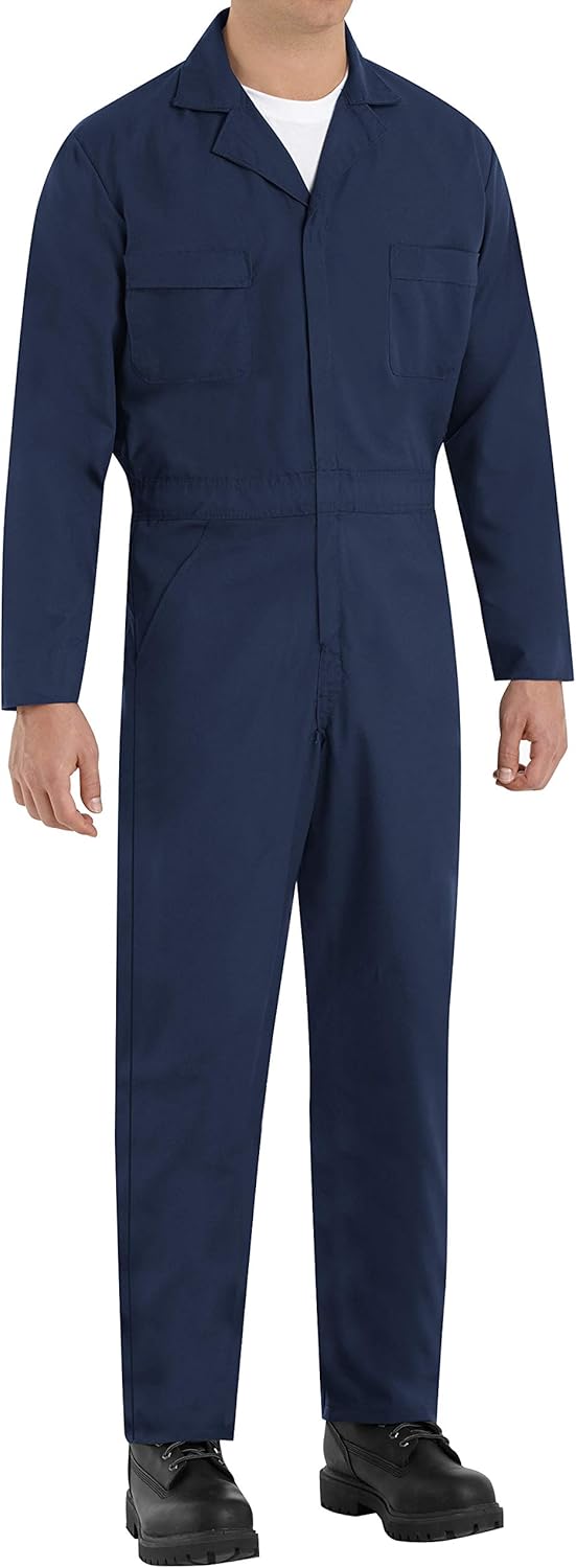 Red Kap Men's Navy Speedsuit for Comfort and Durability