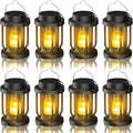 Solar Lantern Outdoor & Indoor Hanging Solar Lights - Flickering