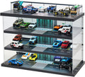 Display Case for Hot Wheels Garage & Matchbox Cars - 4-Tier LED