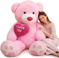 MaoGoLan Giant Teddy Bear 6ft I Love You Heart Plush - Big Hug Gift