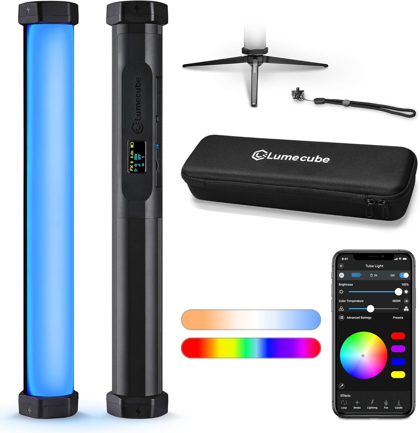 Lume Cube RGB Tube Light Mini for Stunning Photo & Video