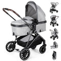 2-in-1 Baby Stroller with Bassinet Mode - Reversible Seat for 0-36