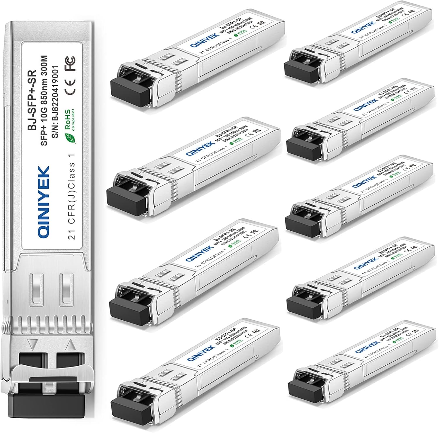 10GBase-SR SFP+ Transceiver 10Pack for High-Speed Networking