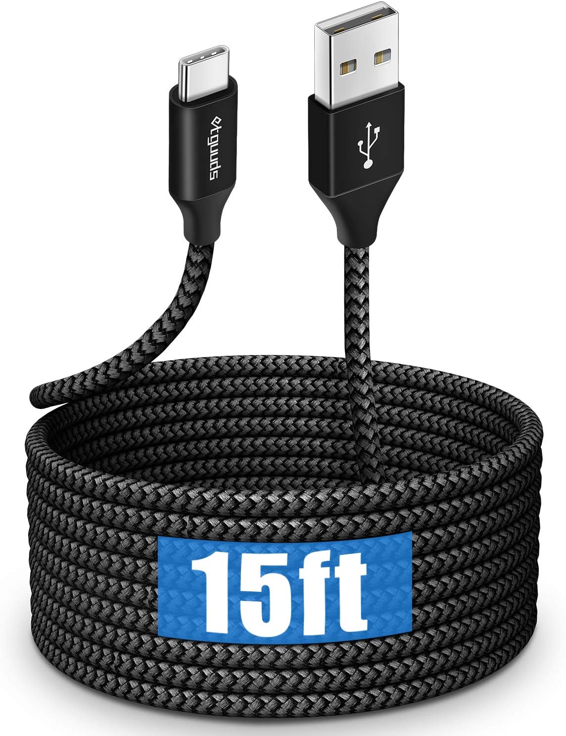 15ft Fast Charging USB C Cable for Multiple Devices