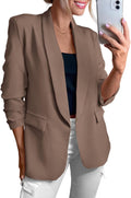 KIRUNDO Womens Blazer - Casual Workwear Blazer for Office