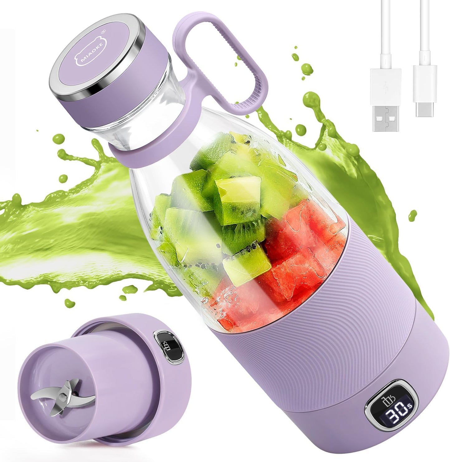 MIAOKE Portable Blender: Blend Anywhere, Anytime!