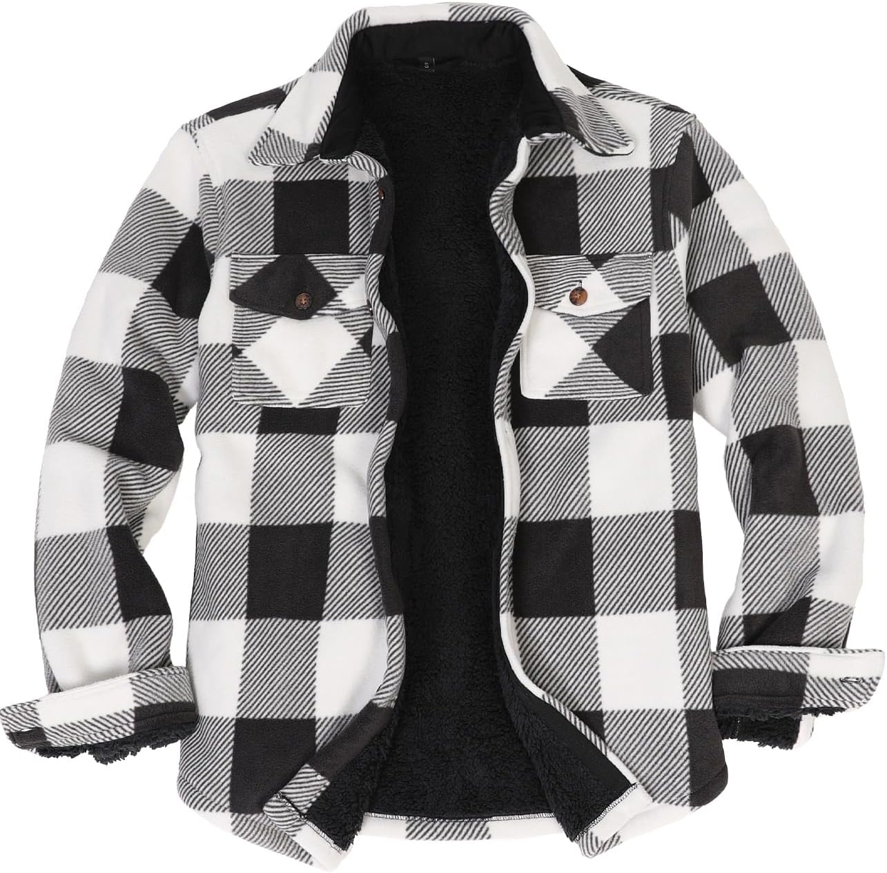 ThCreasa Mens Sherpa Fleece Lined Flannel Shirt Jacket Review