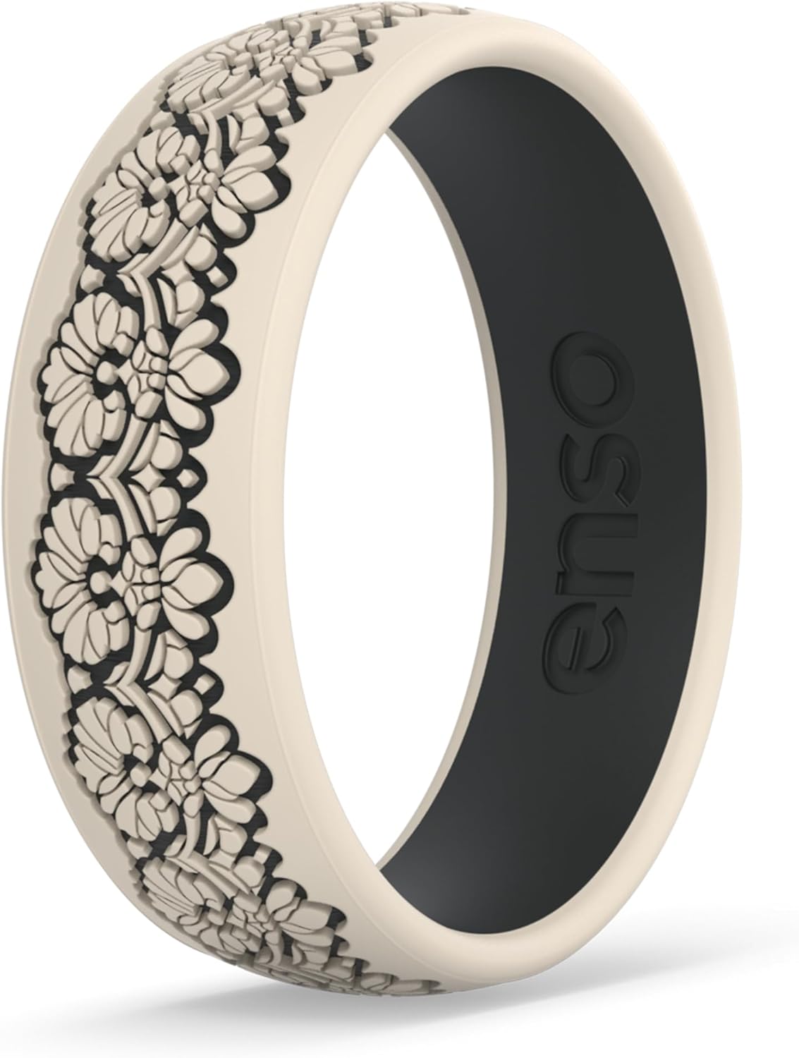 Enso Rings Signature Etched Collection - Premium Silicone Comfort