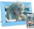10.1 in WiFi Digital Picture Frame 32GB (Blue) - Remote Photo Sharing