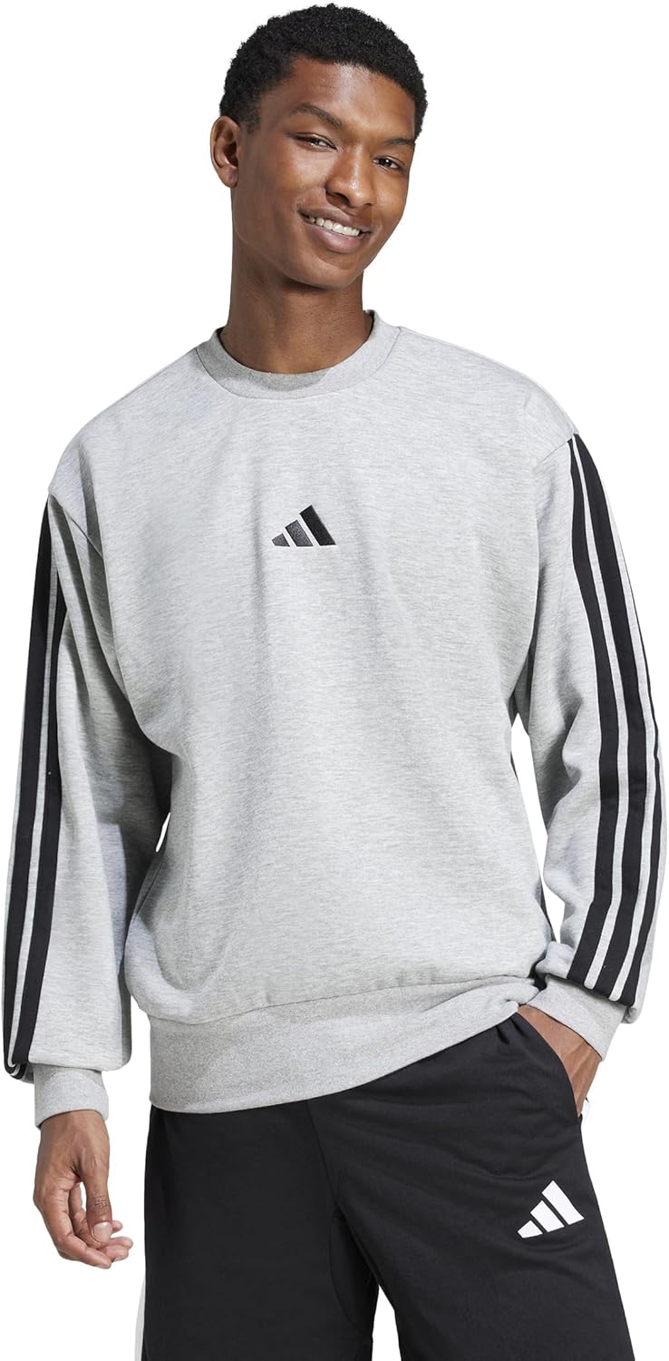 adidas Men's Essentials 3-Stripes Fleece Sweatshirt Review