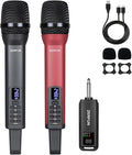 Rechargeable Wireless Microphones Dual D240 - Portable Karaoke and PA
