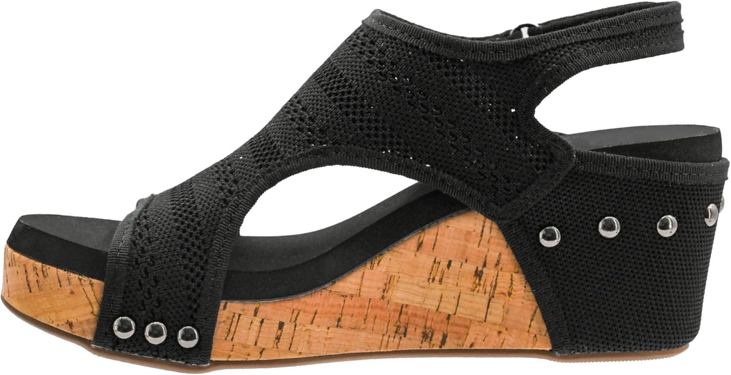 Corkys Footwear Womens Carley Wedges for All Day Comfort