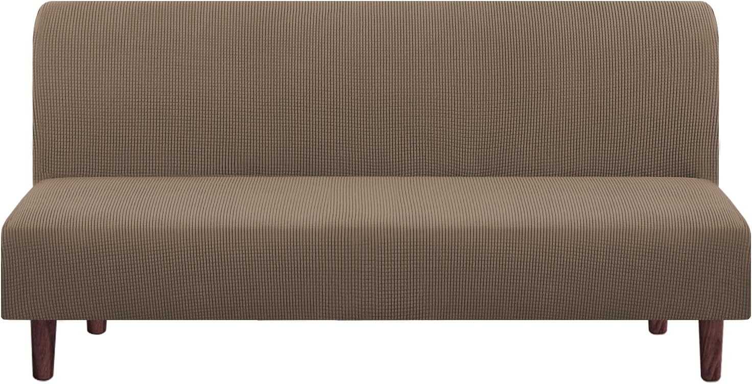 PrinceDeco Stretch Armless Futon Cover for Full Queen Size