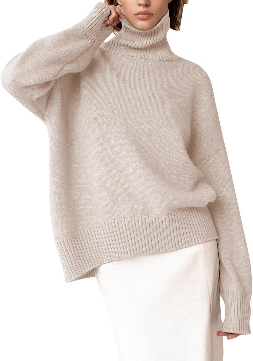 YKR Women's Turtleneck Sweater for Trendy Fall Winter Style