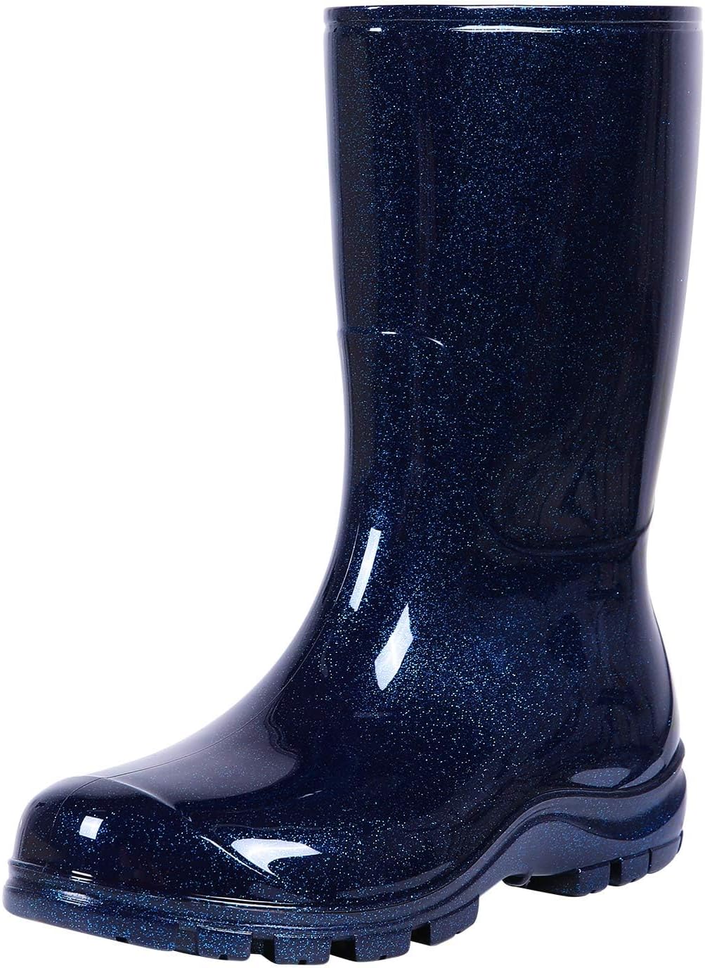 Asgard Women's Mid Calf Rain Boots for Stylish Wet Weather Wear