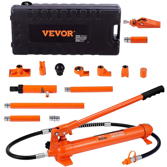 VEVOR 10 Ton Porta Power Kit: Hydraulic Ram for Easy Auto Repairs