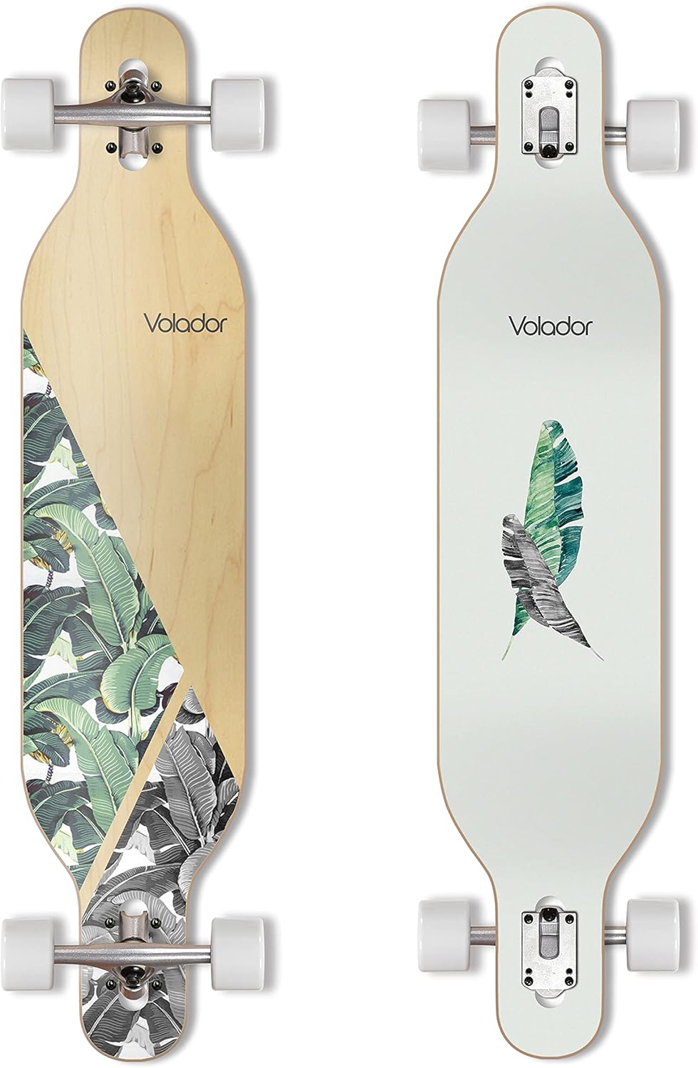 VOLADOR Freeride Longboard Cruiser with Maple Wood Deck
