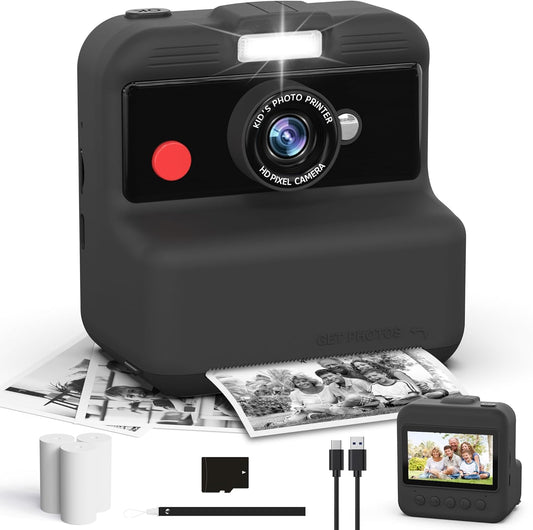 Instant Print Kids Camera - Capture Memories with 48MP Clarity!