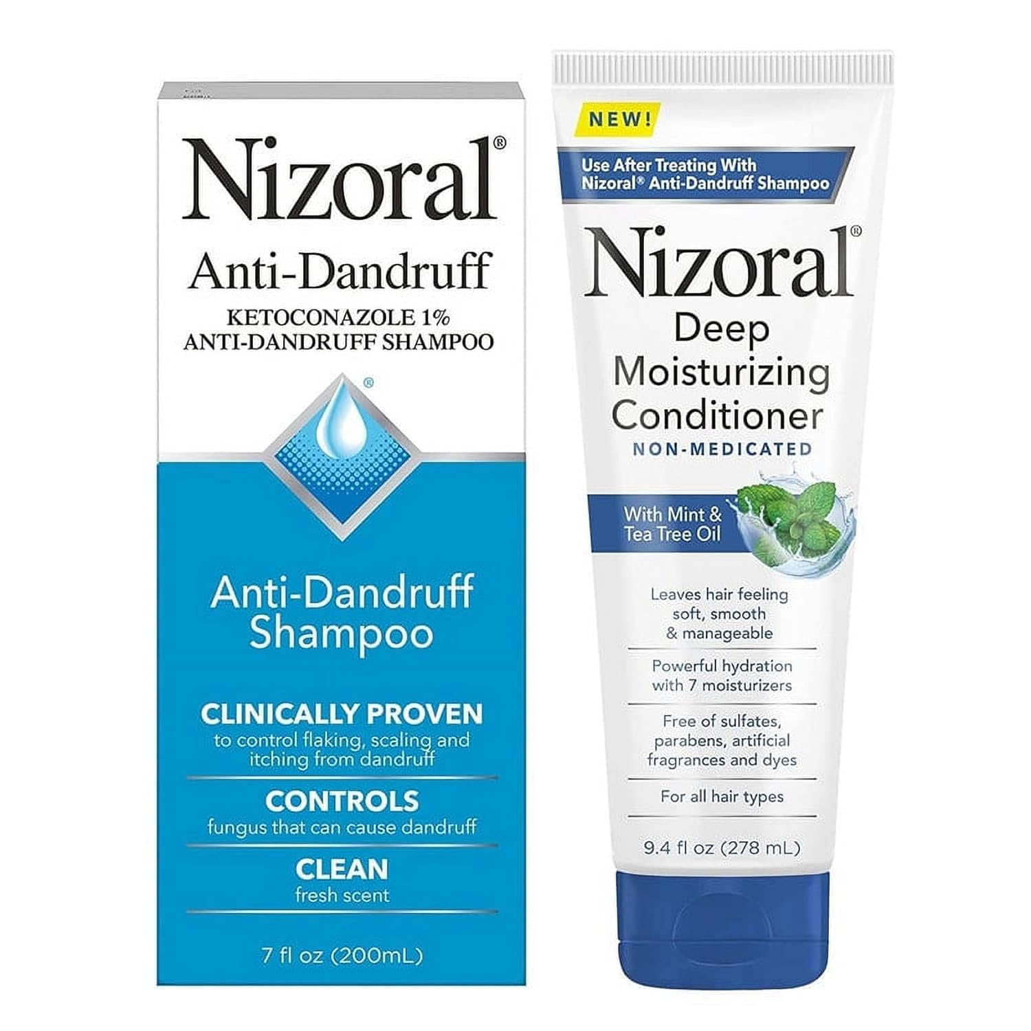 Nizoral Hair Care Bundle for Strong, Dandruff-Free Locks