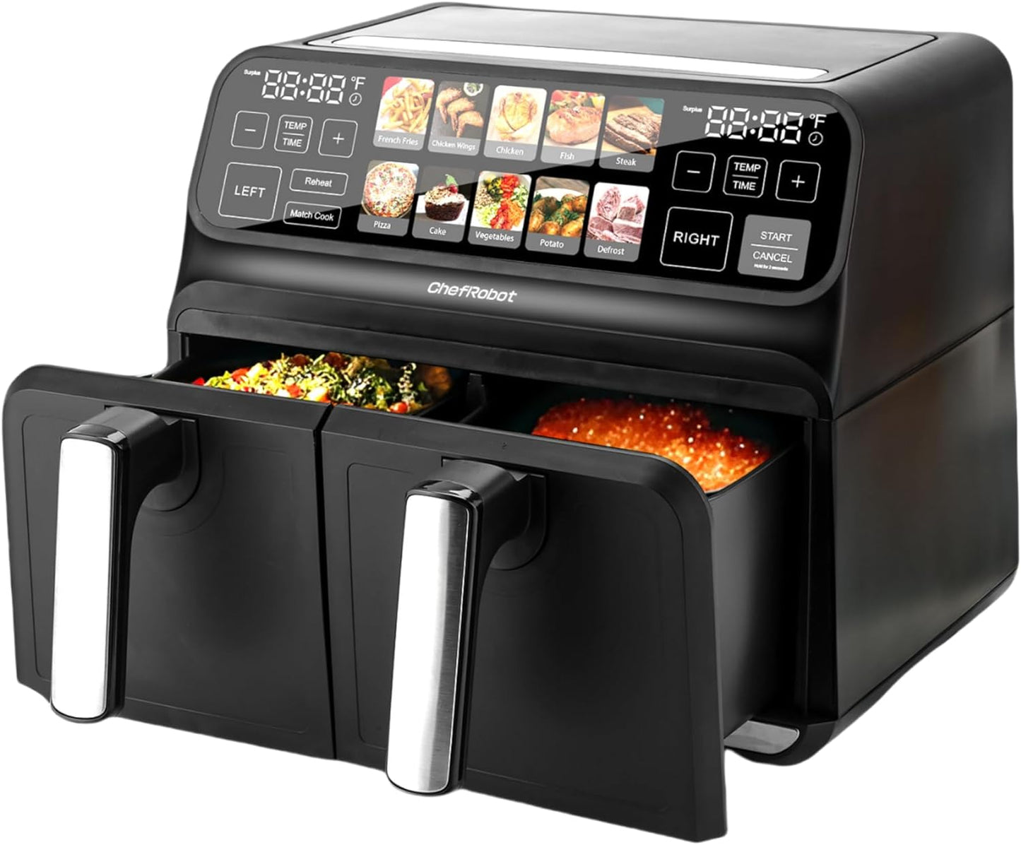 ChefRobot 8 Quart Dual Air Fryer - Family Size Power!