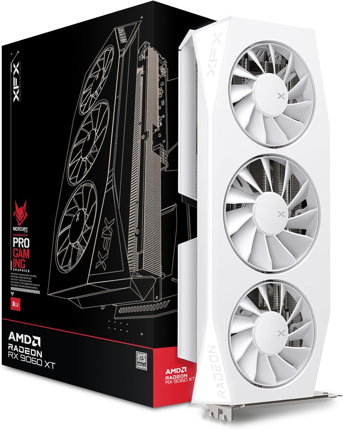 XFX Mercury AMD Radeon RX 9060XT OC White Gaming Edition Review
