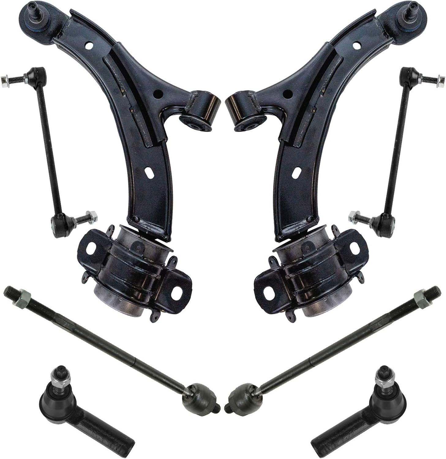TRQ Front Steering & Suspension Kit for 2010 Ford Mustang