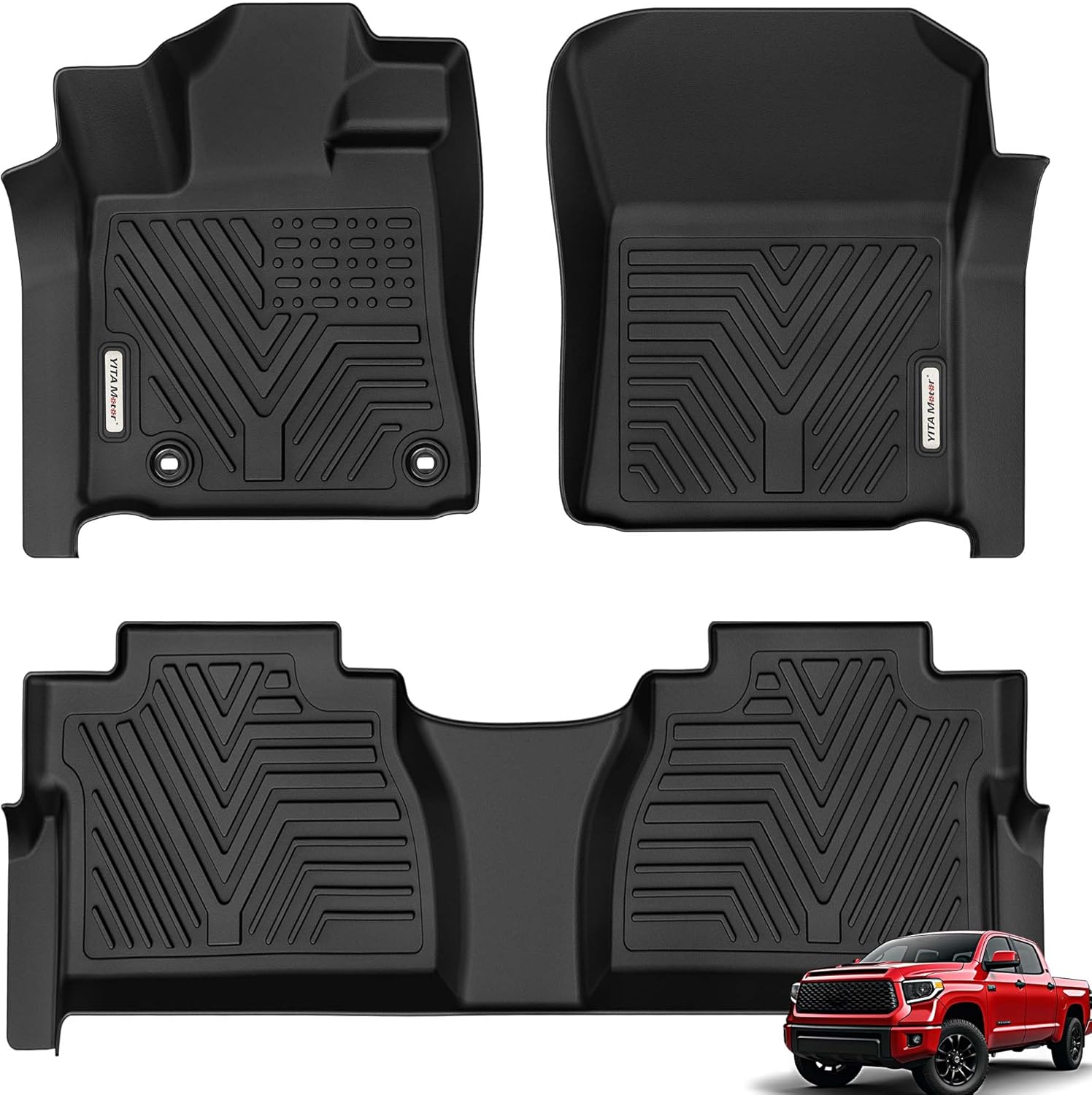 Custom Fit Floor Mats for Toyota Tundra by YITAMOTOR