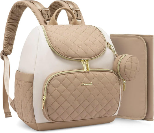 LOVEVOOK Mini Diaper Bag Backpack for Stylish Parents on the Go