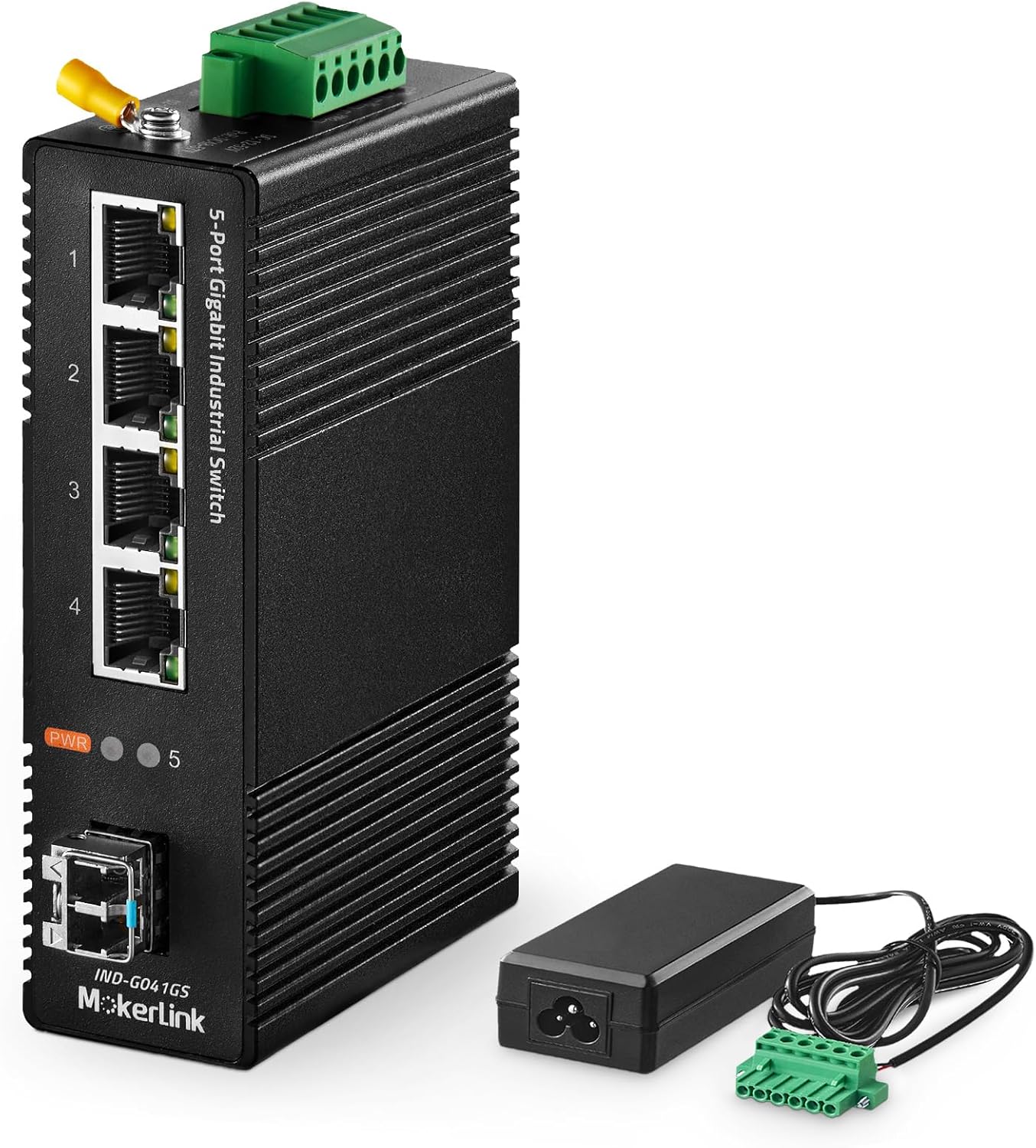 MokerLink 5 Port Industrial DIN-Rail Network Switch Review