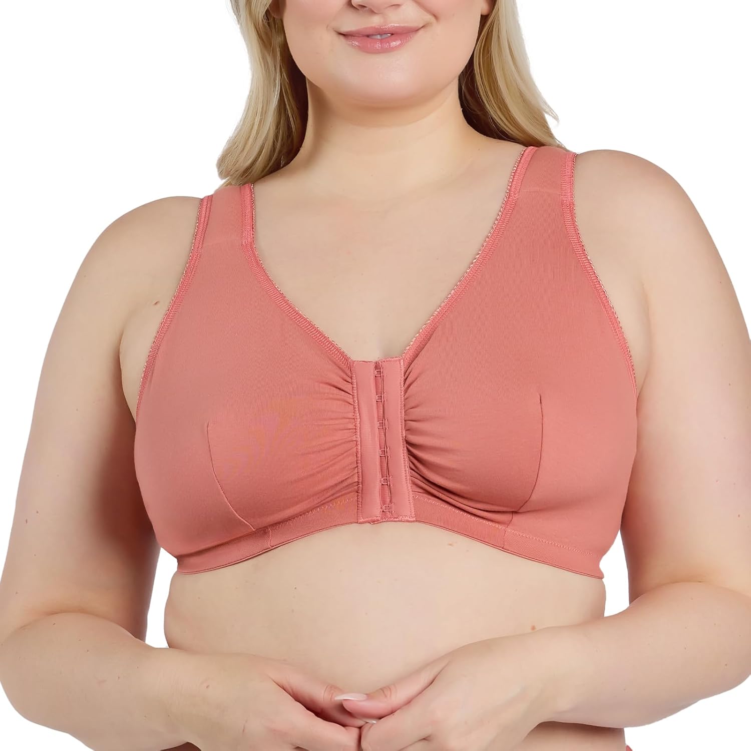 Meryl Cotton Front-Closure Comfort Bra for Everyday Use
