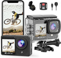 4K Action Camera Touchscreen Dual Screen Ultra HD - Waterproof Vlog
