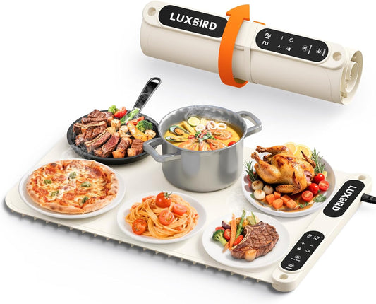 2025 Upgraded Food Warming Mat for Effortless Entertaining