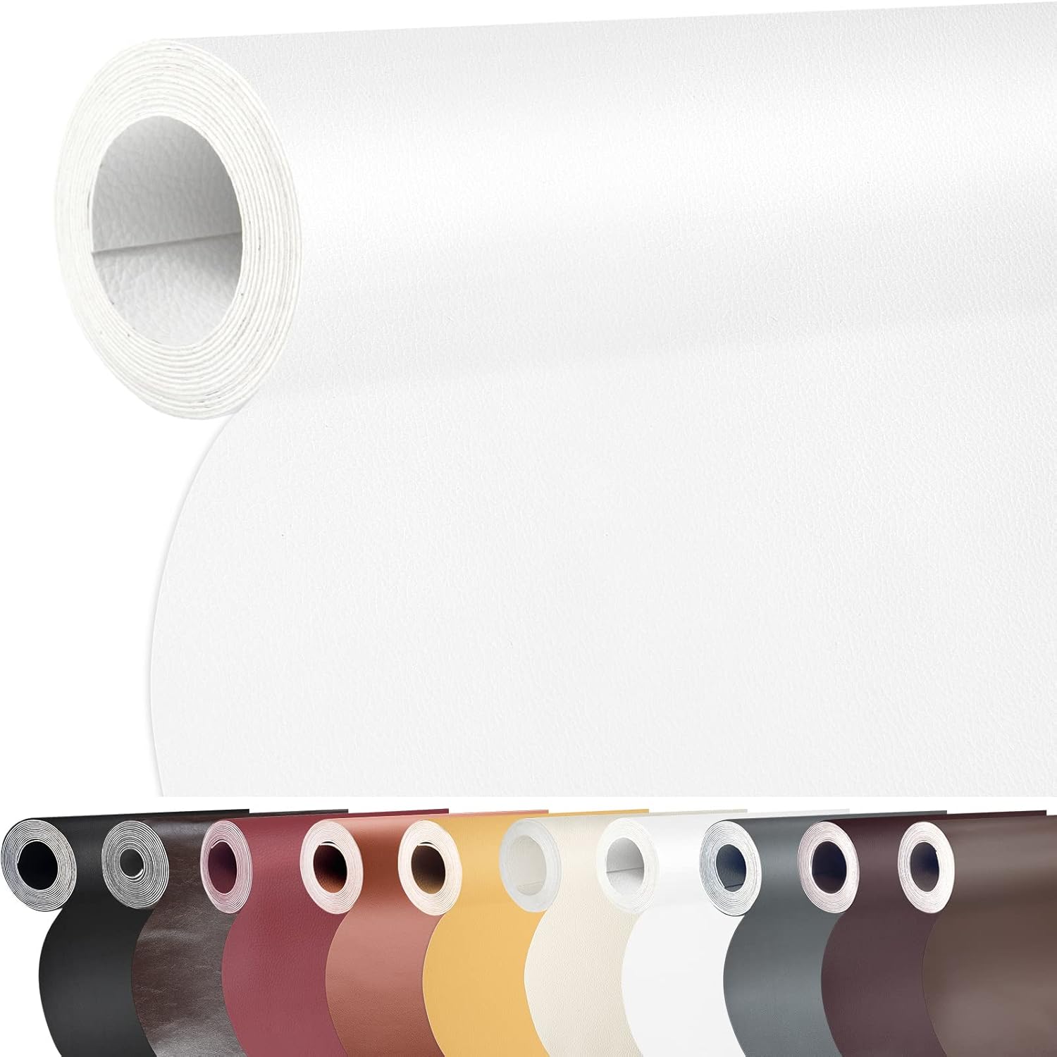 Large Self-Adhesive Leather Repair Patch for Furniture and Cars