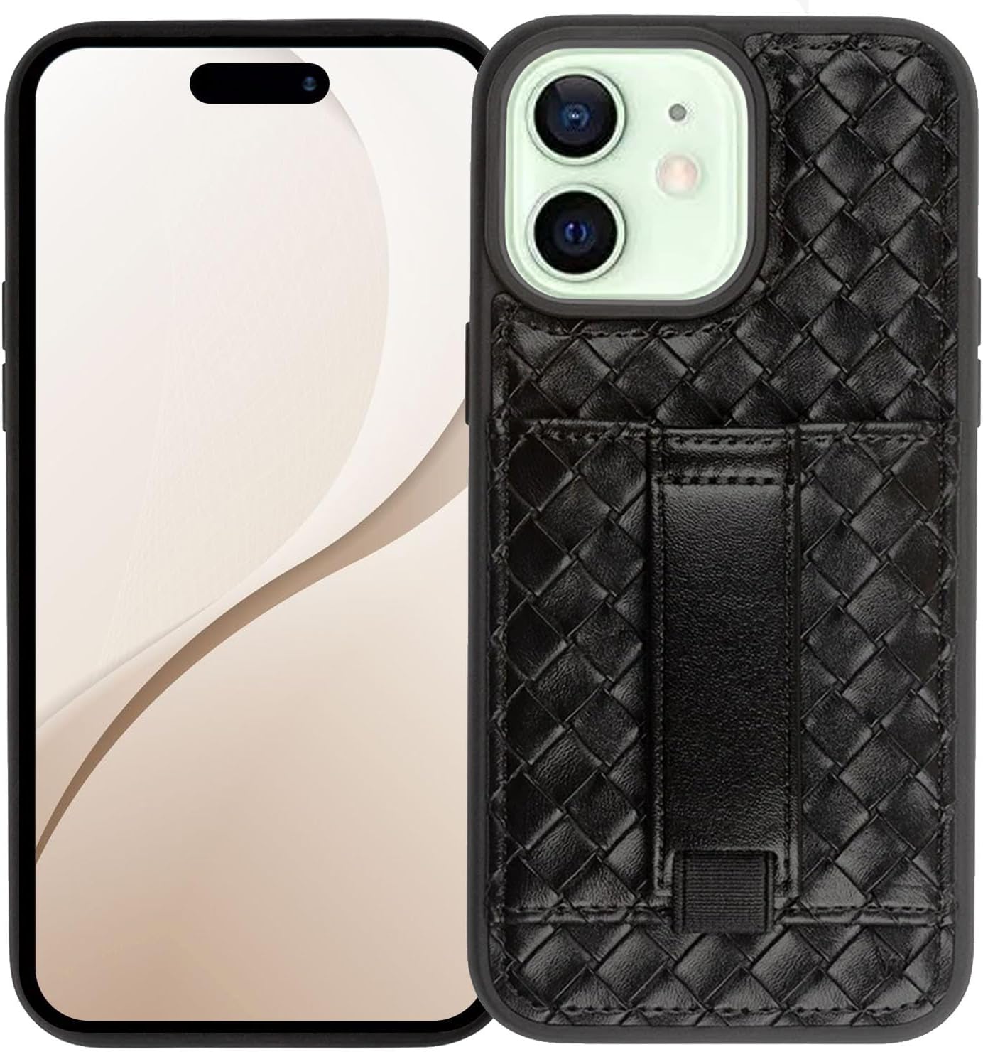 Aesthetic Wallet Phone Case for iPhone 12/12 Pro - Trendy Design