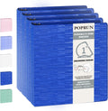 3 D-Ring Binder 1 Inch 4 Pack - Prussian Blue Heavy-Duty