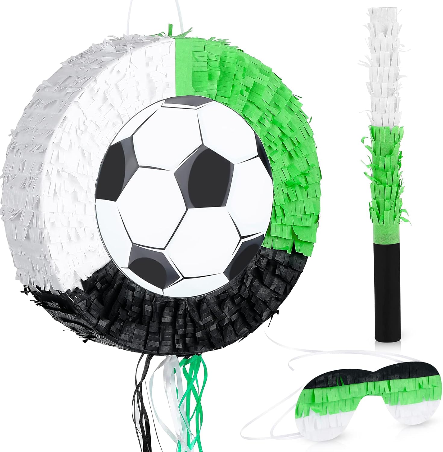 Deekin Soccer Ball Pinata Set for Kids Birthday Party Fun