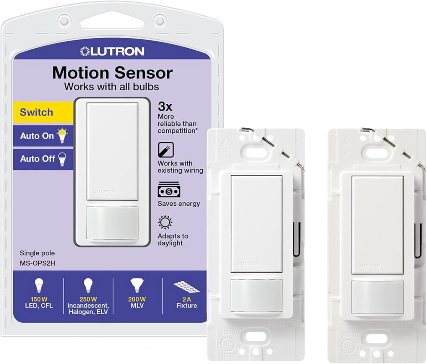 Lutron Maestro Motion Sensor Light Switch for Home Use