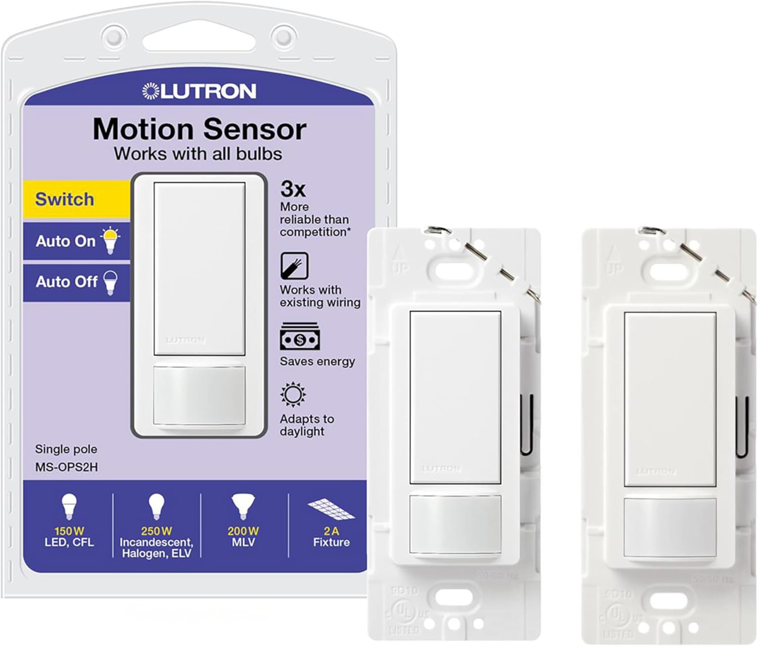 Lutron Maestro Motion Sensor Light Switch for Home Use