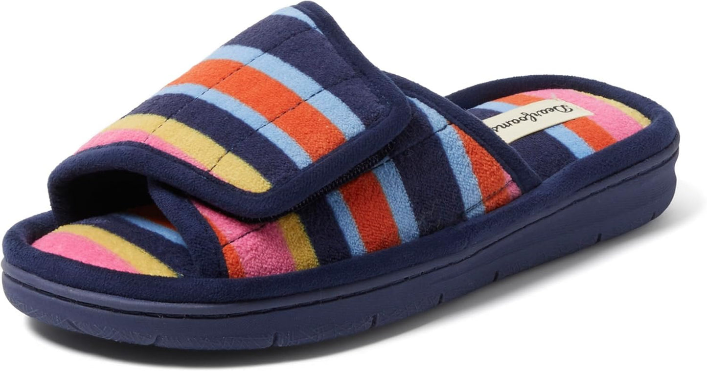 Adjustable Indoor/Outdoor Slide Slipper for Women by Dearfoams
