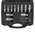 Annular Cutter Set 13 pcs Weldon Shank Mag Drill Bits - Durable HSS