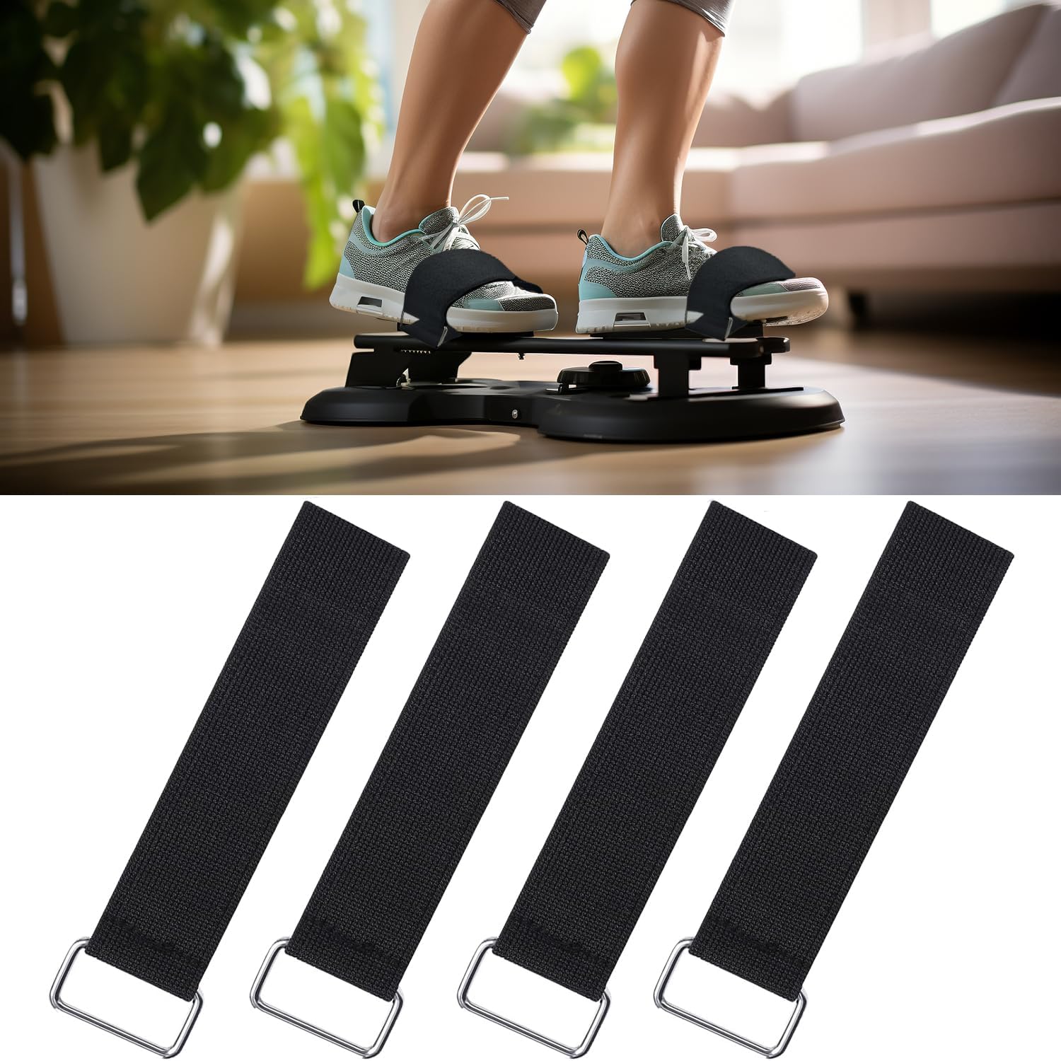 Adjustable Pedal Straps for Elliptical Trainer