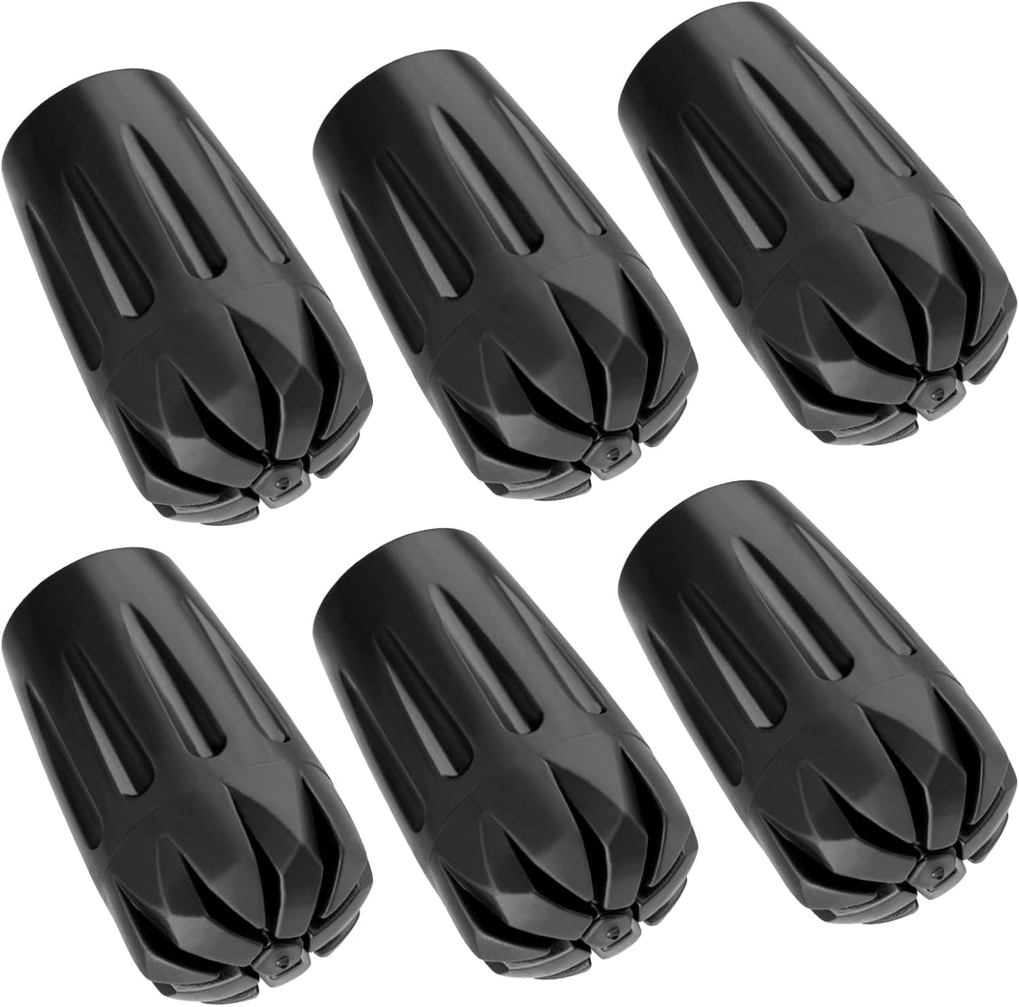 Universal Anti-Slip Trekking Pole Tips - Set of 6