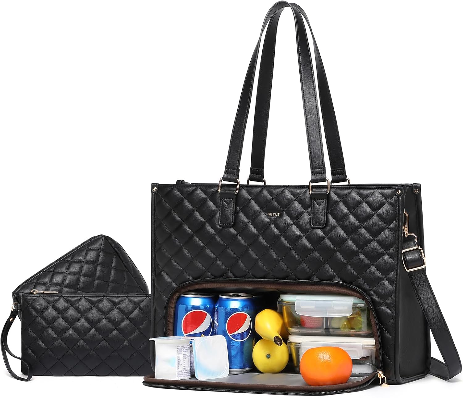 Versatile 2 in 1 Laptop Bag & Lunch Bag Combo for Women