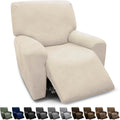 Chair Covers 4-Pieces Recliner Slipcover for 1 Seater - Leather Look